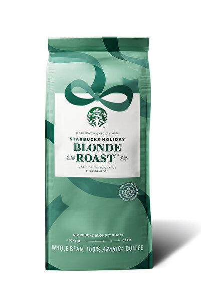 Starbucks Holiday Blend Blonde Yumuşak İçimli Yılbaşı Özel Çekirdek Filtre Ka...