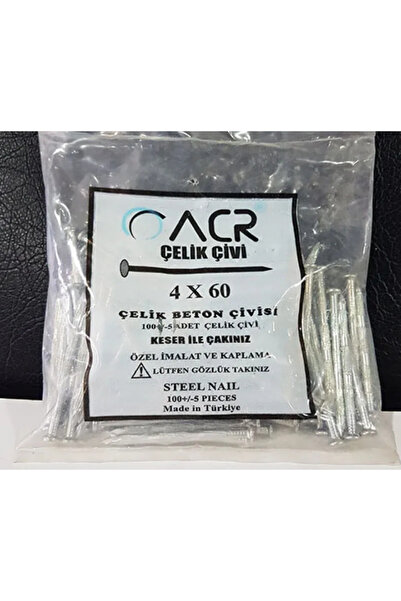 Acr Çivi 4x60 İnşaat Çivisi | Beton Çivisi
