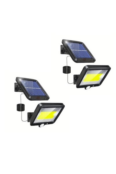 BZRSH Set de 2 reflectoare solare 100 LED, 30W, BZRSH, cablu de alimentare 5m...