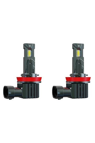 BZRSH Set de 2 becuri auto mini LED H11, 150W, 6000K, 19000 lm, Canbus,