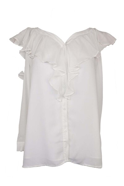 Vero Moda Pistachio White shirt - L, White, 100% polyester