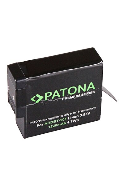 Patona Premium Battery for GoPro Hero5 Black AHDBT-501 / Hero6