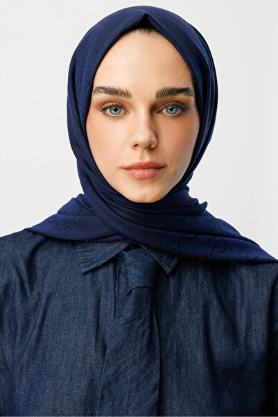 Mooncorn Sapphire Wool Silk Shawl