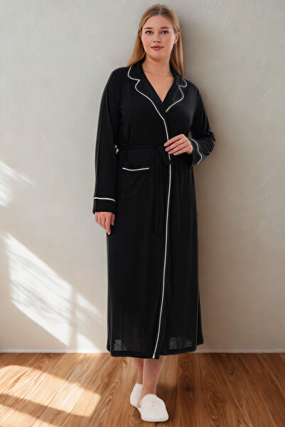 big mama ثوب نسائي عصري من الدانتيل بطول كامل - ثوب صلاة - مريح وناعم