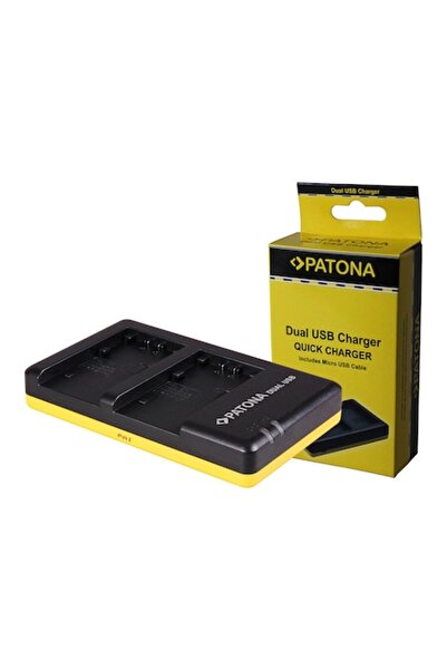 Patona Încărcător dual USB pentru 2 baterii Sony NP-FP90 NP-FV100 NP-FH100