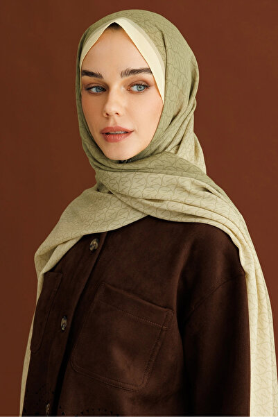 Mooncorn Defne Monogram Hebei Silk Shawl