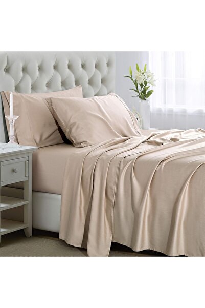 IBAMA 4-Piece Bamboo Fiber Bed Sheet Set - Queen