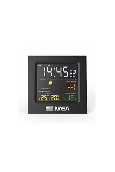 Nasa WS300 Weather Station, 4.3-inch LED Display, 10-in-1, Black