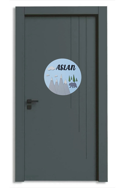 MASİKU Çocuk Ve Bebek Odası Kapı Ve Duvar Süsü Pano Isimlik