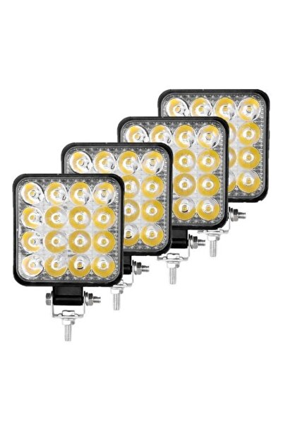 OEM Set de 4 proiectoare auto LED 16 LED 48W