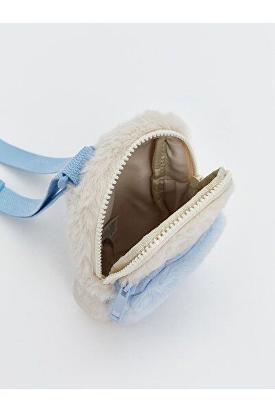 LC Waikiki Lcw Accessories Stitch Printed Plush Girl's Shoulder Bag