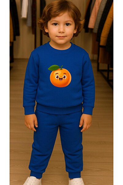 playwear Παιδικό Φούτερ ΟΜΑΔΑΣ ΦΟΡΜΑΣ ΠΟΡΤΟΚΑΛΙ Τυπωμένο για Κορίτσια και Αγό...