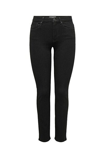 ONLY Blugi Onlsui Mid Slim Dnm Pimbox pentru femei, negri 15309875-Negru