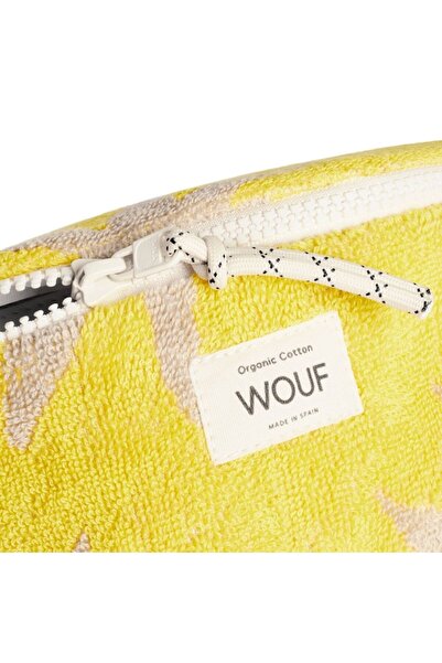 Wouf Formentera women's belt bag, cotton, yellow denim