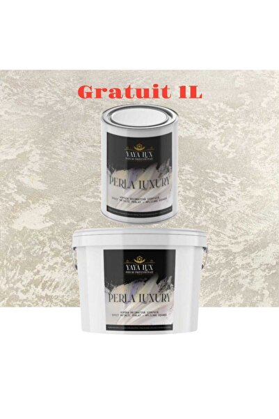 YaYa Color Package 2 L + 1 L Free, Luxury Decorative Paint, Perla Luxury Light Beige