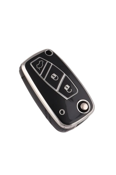 VTH Husa cheie briceag (neagră) pentru Fiat 500, Panda, Stilo, Ducato, Punto,...