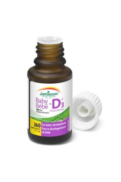 Jamieson Picături de vitamina D3 400 UI pentru copii, Jamieson, 11,7 ml