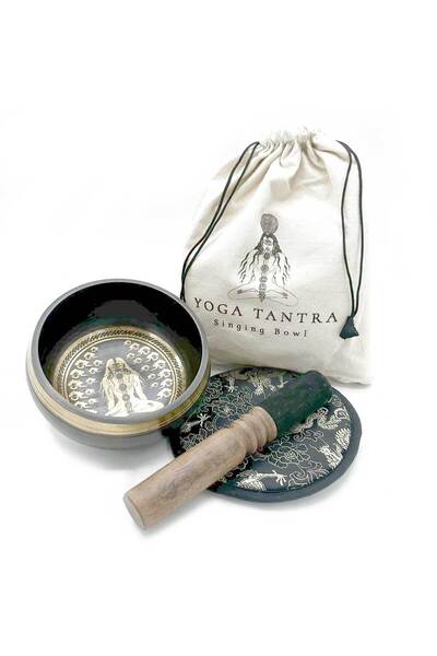 OEM Bol cântător tibetan pentru vindecare cu sunete sacre „Yoga” | 14 cm