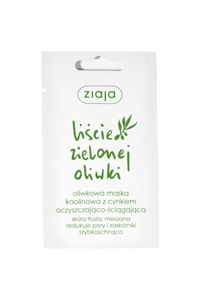 Ziaja Mască facială de curățare astringentă cu caolin GREEN, frunze de măslin...