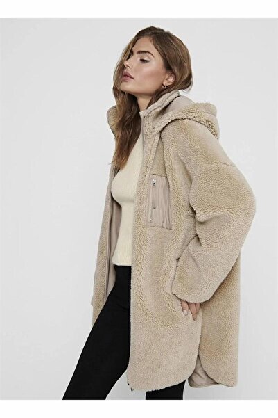 ONLY Women's Cuban Coat - 15230461   Sand