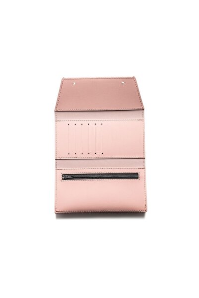 Origin - Women's wallet, recycled genuine leather, powder pink