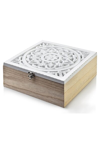 MONDEX Cutie de ceai Sadie, din 1986, lemn