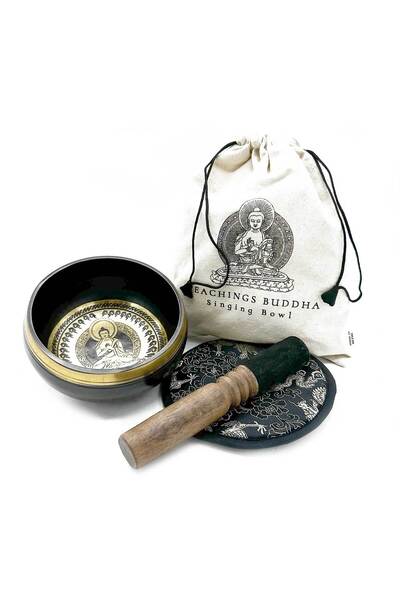 OEM Bol cântător tibetan pentru vindecare cu sunete sacre „Buddha” | 14 cm
