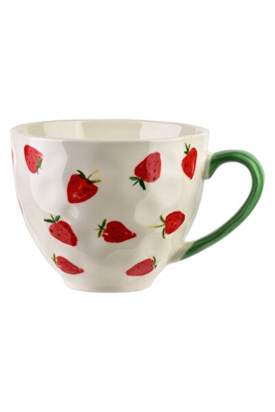 Affekdesign By Mondex Cană TRUSCI 400 ml, Căpșuni, 11x15x9 cm -