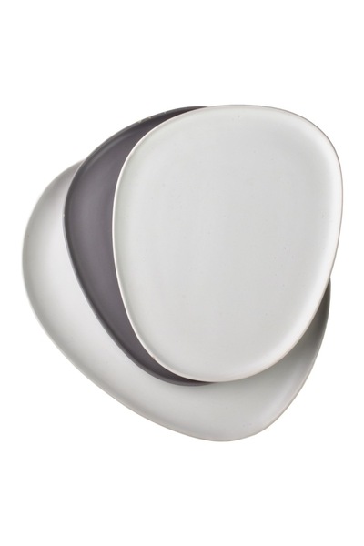 MONDEX BASIC NATURE Serving Platter 32x26x2.5 cm, White Matte