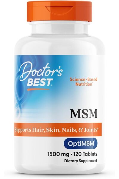 Doctor's Best , MSM with OptiMSM, 1,500 mg, 120 Tablets