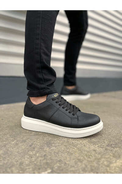 Lucy Shoes حذاء رياضي كاجوال للرجال JY151 Boost برباط CBT - أسود