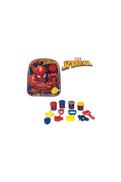 DoH Rucsac de plastilină Disney Spiderman cu 4 recipiente și 5 accesorii 200g