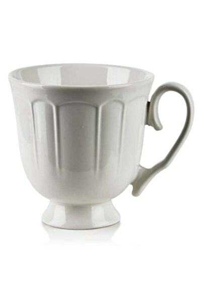 Affekdesign By Mondex Cană Jumbo 450ml, 10.5x14x11.3cm, porțelan, albă