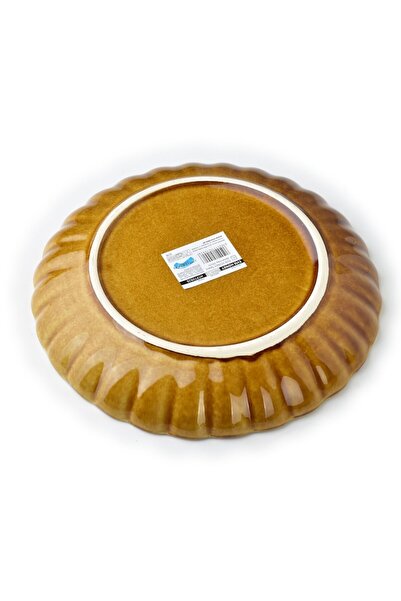 Affekdesign By Mondex EVIE HONEY Dessert Plate, Porcelain, Honey, 20.5x3 cm