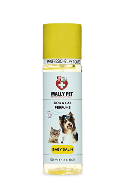 MALLY PET PROFESSIONEL PET CARE Kediler ve Köpekler İçin Koku Giderici Parfüm Seti (Bebek Şampuanı ve Tropikal)