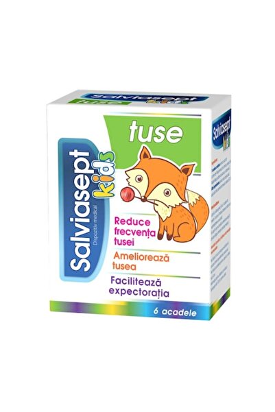 Zdrovit Salviasept Kids, 6 comprimate filmate,