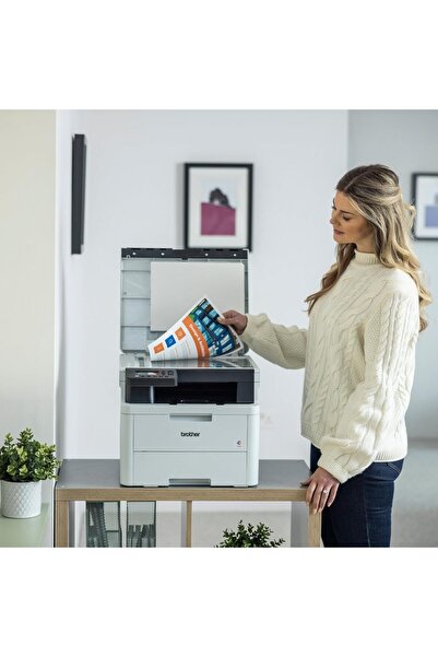 Brother DCP-L3520CDW Color Laser Printer, Print, Scan, Copy, Up to 18/19 ppm Print Speed