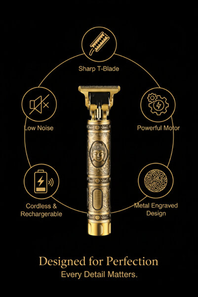 Kemei Rechargeable Hair and Beard Trimmer – Cordless Grooming Kit for Men