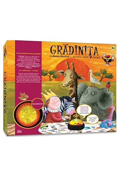 OEM Joc de societate pentru preșcolari „Grădiniță” cu buton muzical
