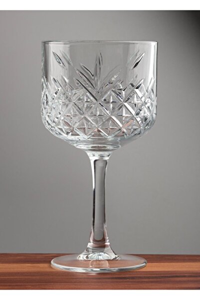 BOSHQAP Diamond Crystal 4 Adet 500 ML İthal Kristal Cam Kadeh Seti