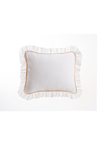 Bebezade غطاء وسادة للأطفال مزين بالكشكشة اللامعة حواف أسطوانية