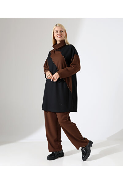 Fi'l Arz Fashion Thessaloniki High-Necked Two-Piece Tunic Set