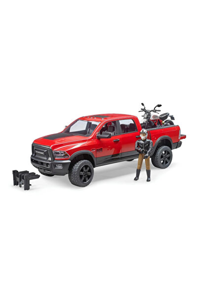 NW NessiWorld Ram 2500 Pickup, Ducati Motorcycle and Rider Br02502