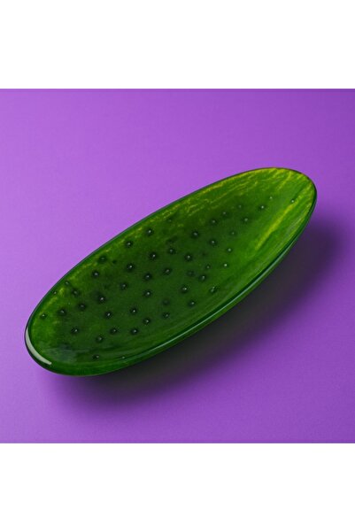 MONDEX Cucumber Tray 6.9 x 18.4 x 1.8 cm, green