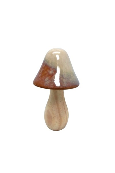 Mondex Since 1986 Figurină decorativă ciupercă ceramică 11,7x11,7x21,5 cm