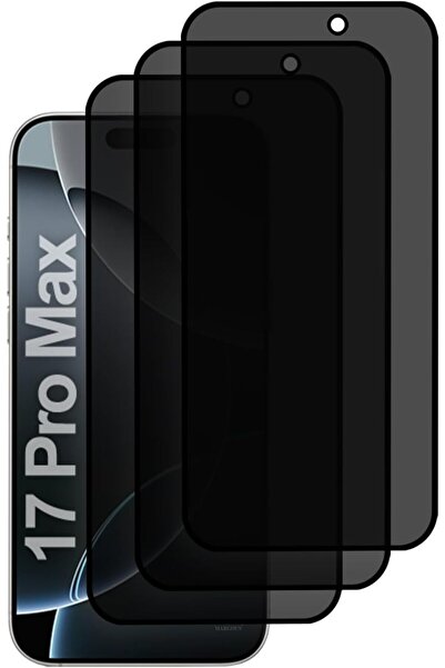 Generic 3 Pack iPhone 17 Privacy Tempered Glass Screen Protector, 9H, Anti-Sp...