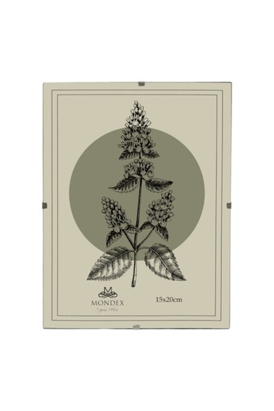 MONDEX Classic Photo Frame 15x20cm, glass, minimalist design