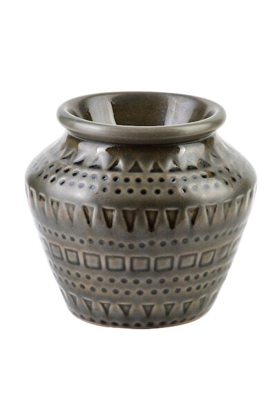 MONDEX Ceramic Aromatherapy Diffuser 8x11.5x10 cm, Minimalist Design, for Essential Oils