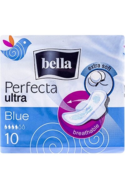 Bella Absorbante menstruatie Perfecta Ultra Blue 4 picaturi cu aripioare 10 buc