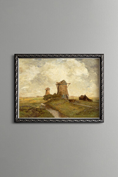 epiqart Windmill - Vintage Patterned Frame
